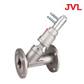 forged  Threaded air control pneumatic stainless steel angle seat valve